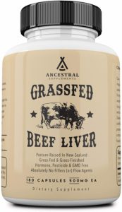 ancestral supplements grassfed beef liver, desiccated liver, desiccated liver tablets, desiccated liver benefits, what is desiccated liver