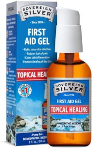 sovereign silver topical, colloidal silver topical, topical silver first aid