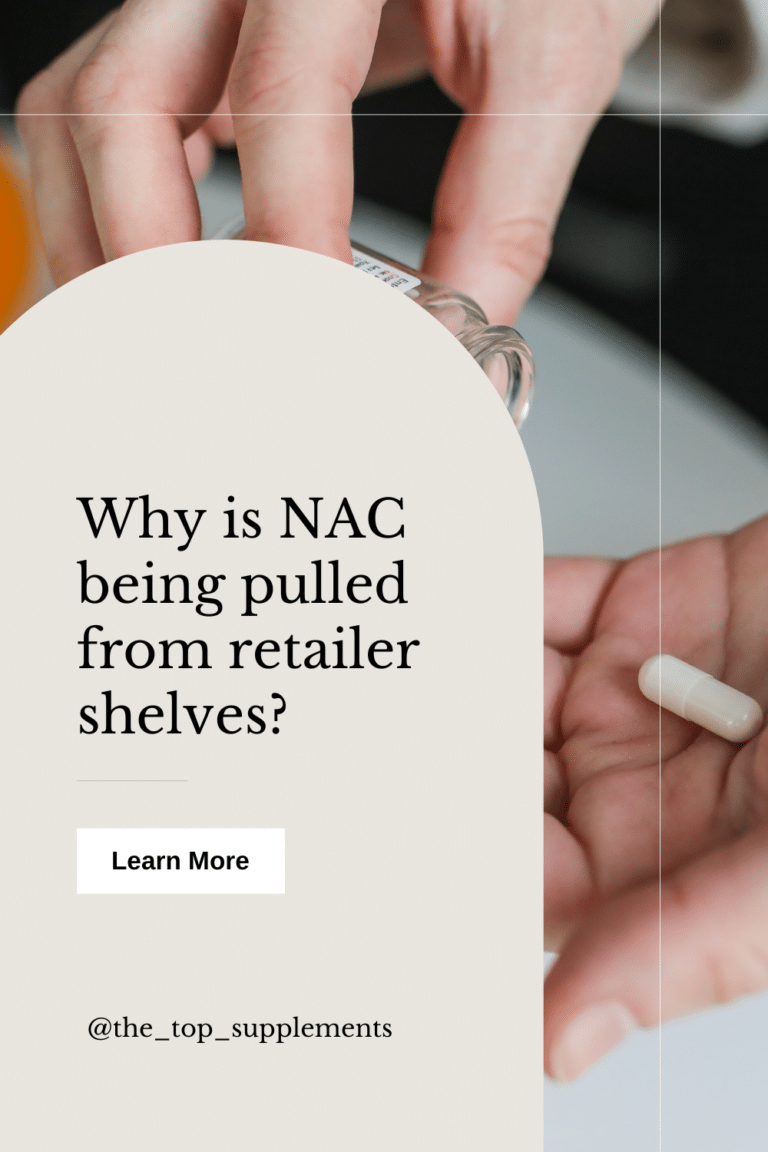 nac supplement banned, why is nac banned, nac banned by fda