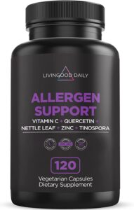 This is one of the best quercetin supplements to help with symptoms of allergies and act as a natural antihistamine.
