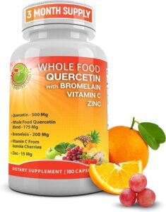 The best quercetin supplements often contain other nutrients like vitamin C to maximize the benefits.