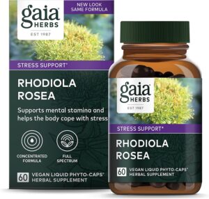 Rhodiola rosea is a calming herb used for anxiety and as a mood-booster.