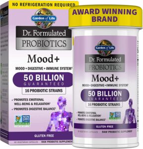 Probiotics are a natural way to lower anxiety and boost mood.