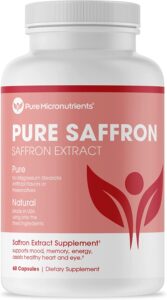 Saffron is a natural mood booster and can help reduce anxiety levels.